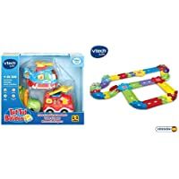 VTech TutTut Bólidos Pack de 3 Coches con botón Sorpresa- Piero el camión de Bomberos- Víctor el Tractor y Mateo el…
